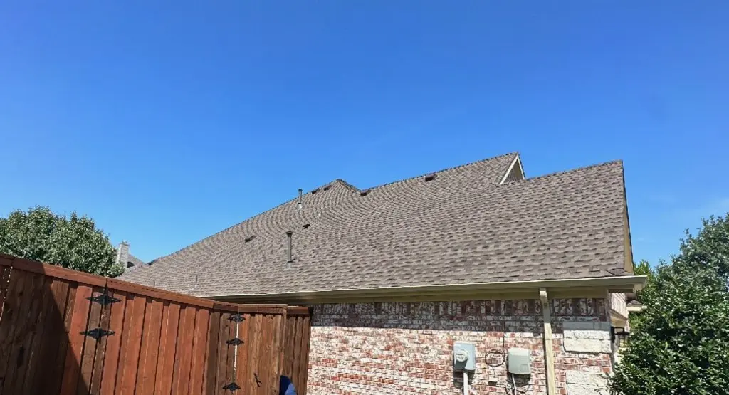Completed roof replacement project in Eucalyptus Hills